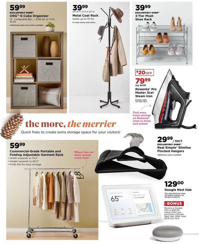 Bed Bath and Beyond Ad from 11/03/2019