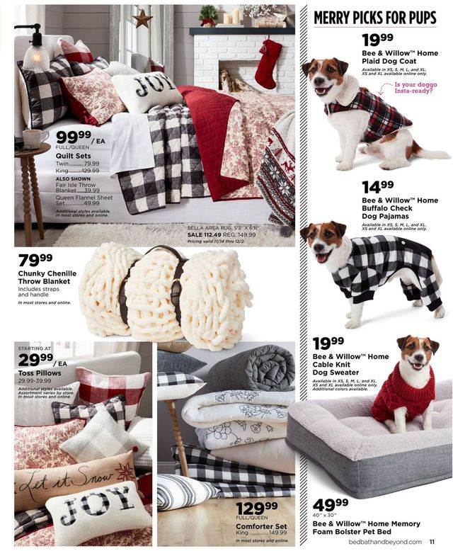Bed Bath and Beyond Ad from 11/17/2019
