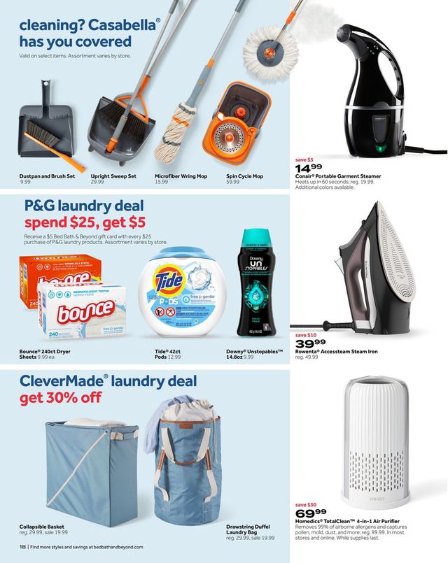 Bed Bath and Beyond Ad from 08/03/2020