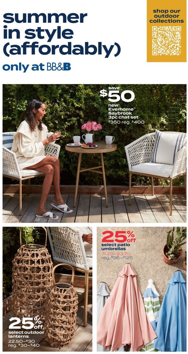 Bed Bath and Beyond Ad from 05/16/2022