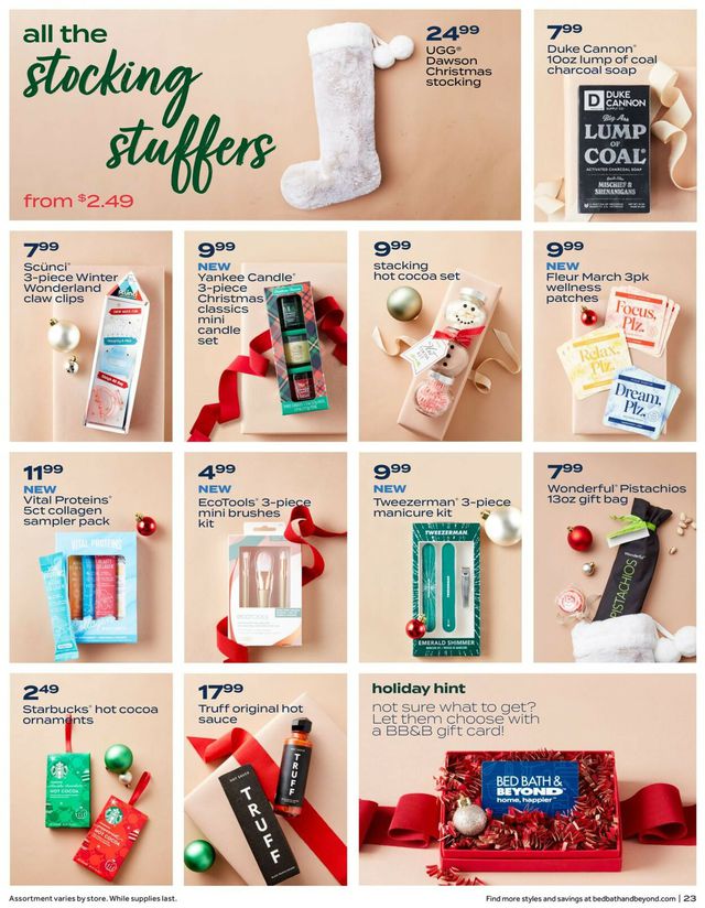 Bed Bath and Beyond Ad from 11/29/2022