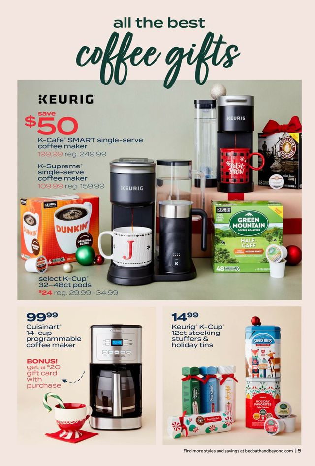 Bed Bath and Beyond Ad from 12/05/2022