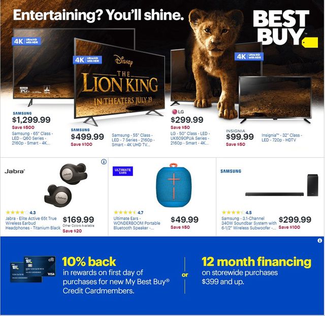 Best Buy Ad from 07/14/2019