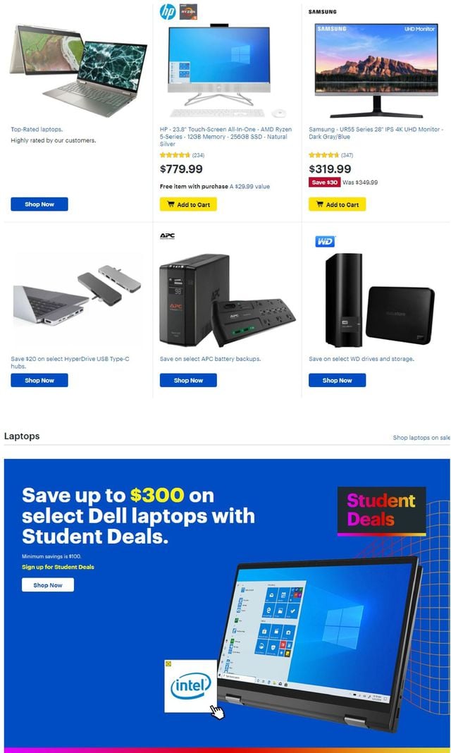 Best Buy Ad from 09/11/2020
