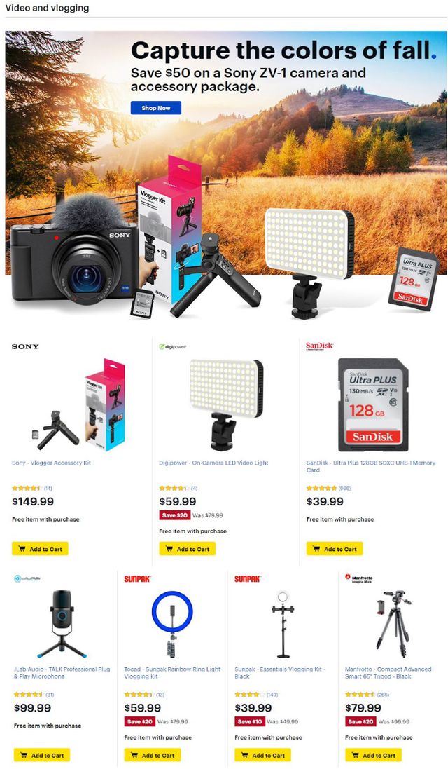 Best Buy Ad from 09/18/2020