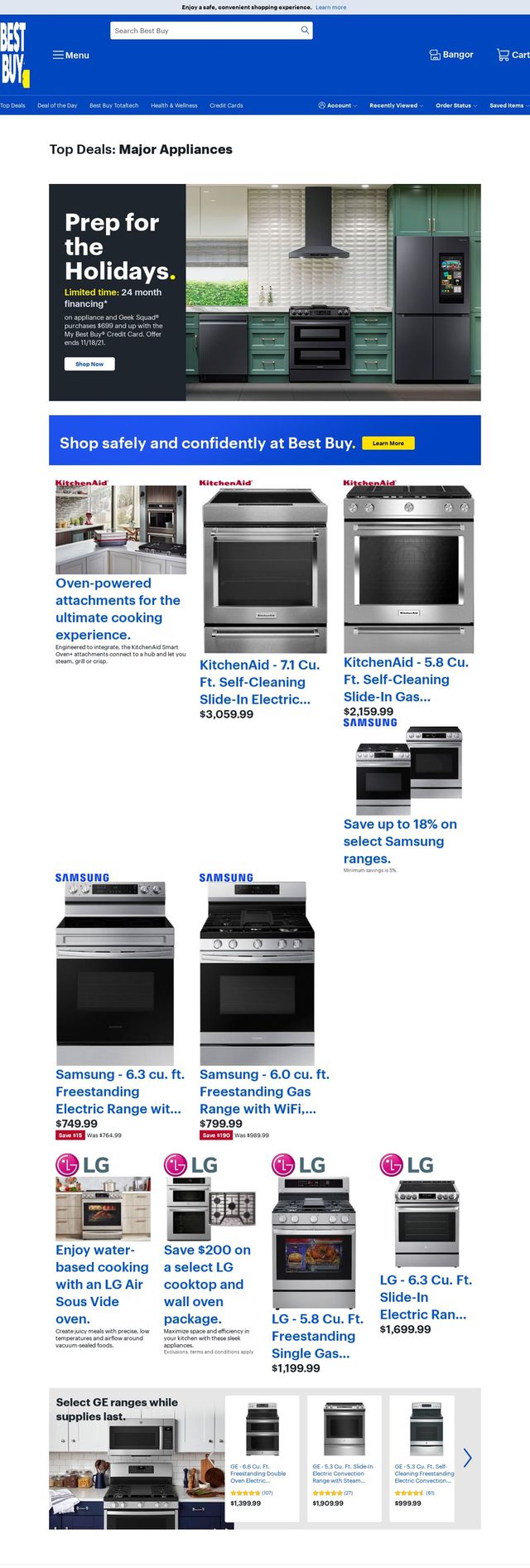Best Buy Ad from 10/15/2021