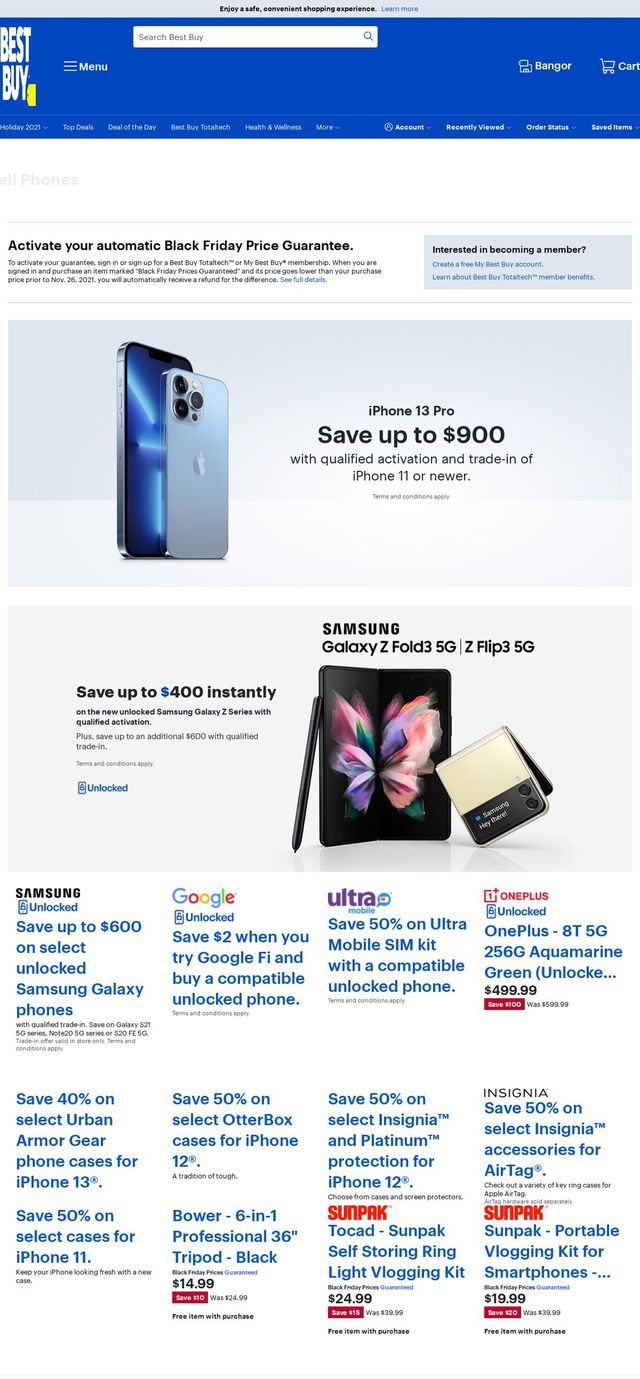 Best Buy Ad from 11/05/2021