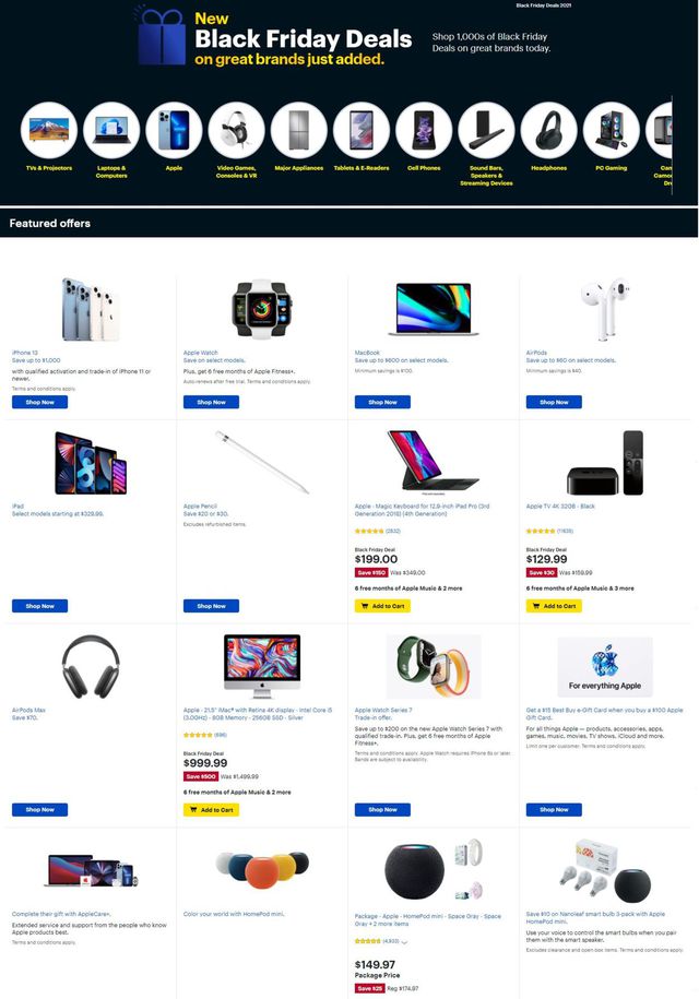 Best Buy Ad from 11/26/2021
