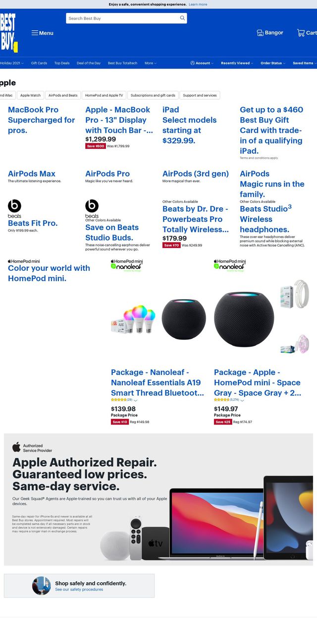 Best Buy Ad from 12/31/2021