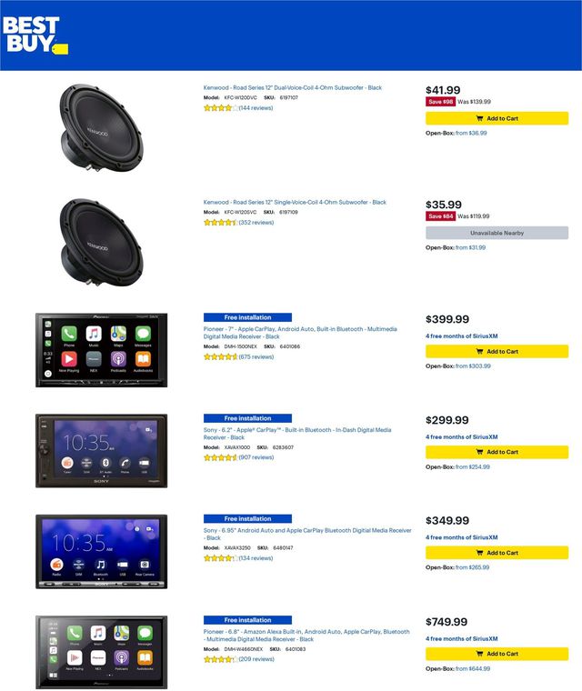 Best Buy Ad from 06/03/2022