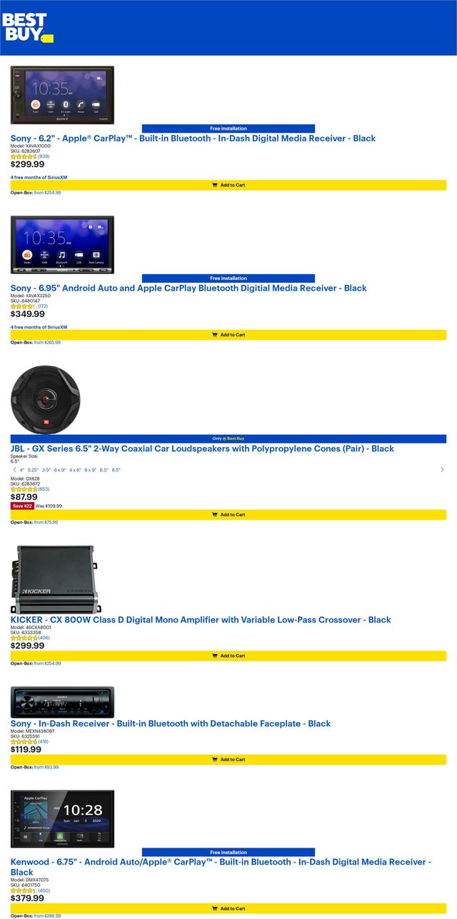 Best Buy Ad from 07/15/2022