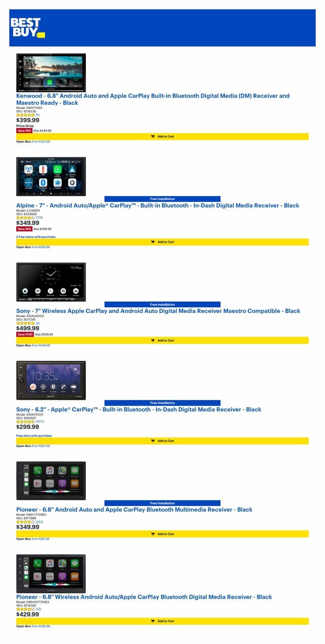 Best Buy Ad from 01/13/2023