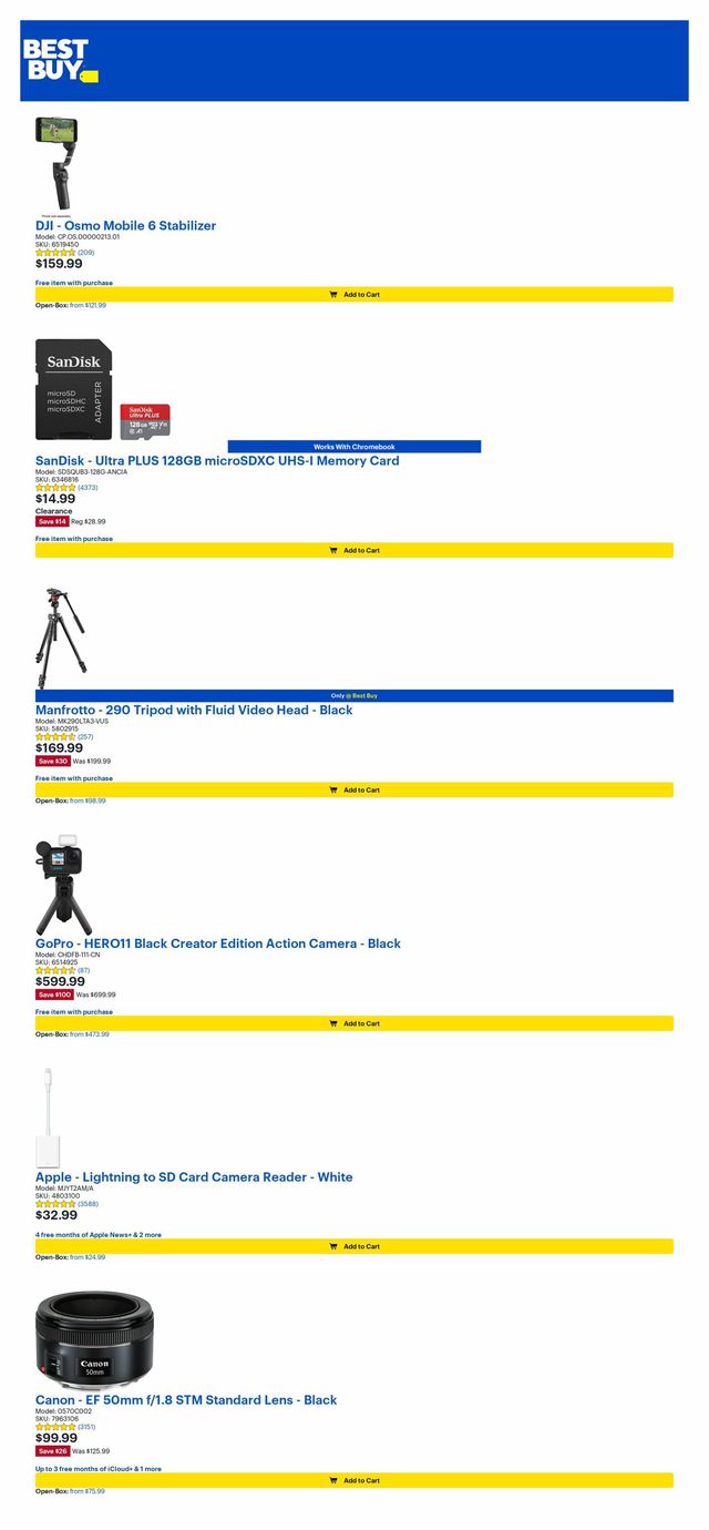 Best Buy Ad from 02/10/2023