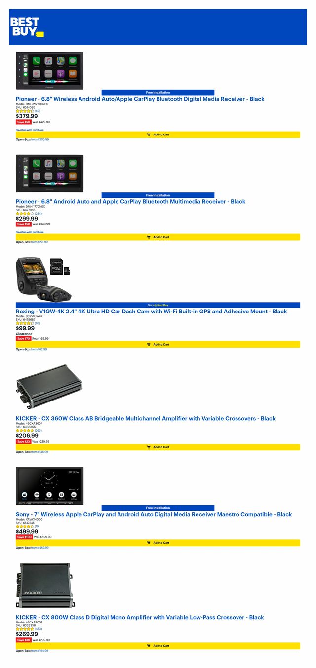 Best Buy Ad from 04/07/2023