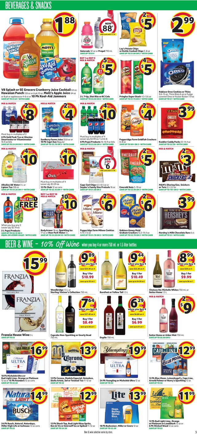 BI-LO Ad from 05/22/2019