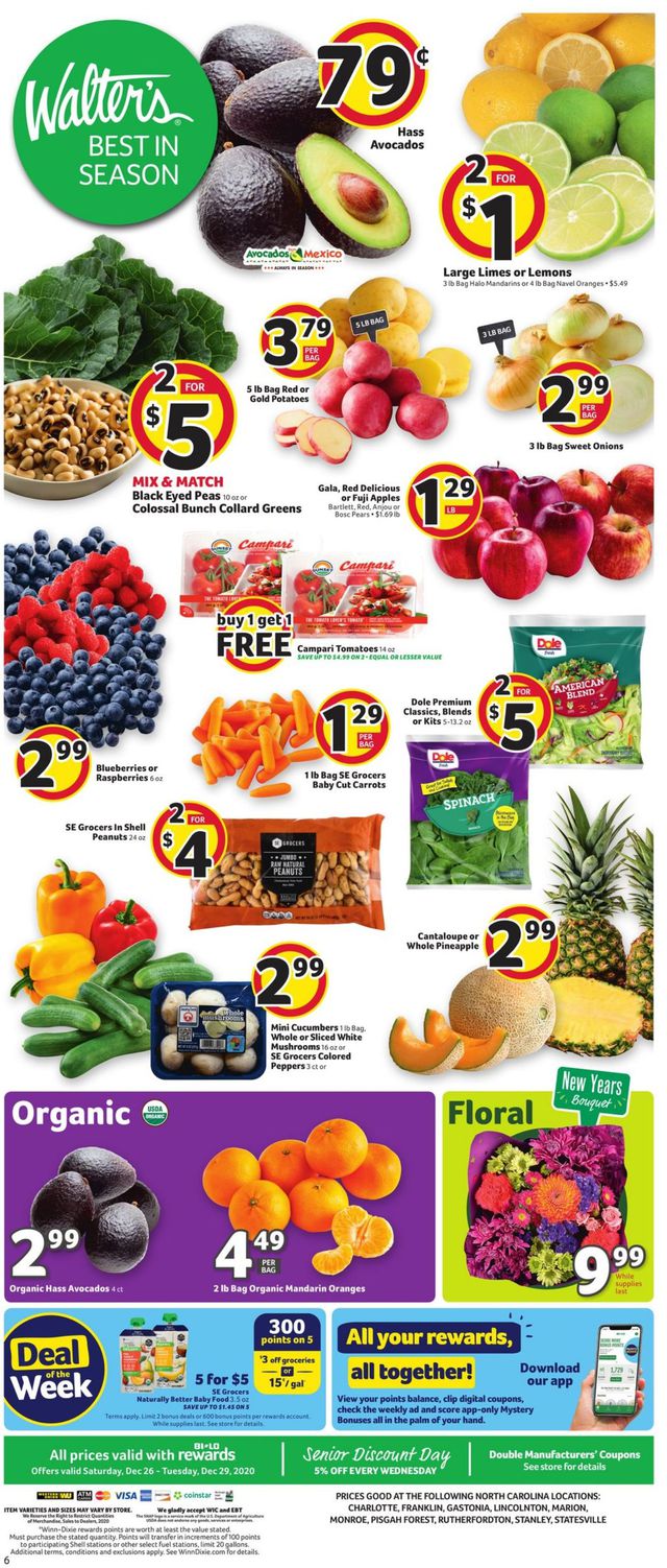 BI-LO Ad from 12/26/2020