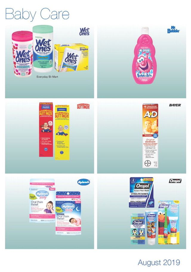 Bi-Mart Ad from 08/01/2019