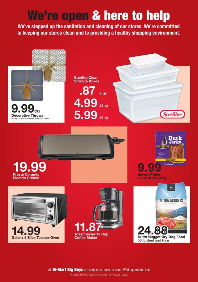 Bi-Mart Ad from 04/23/2020