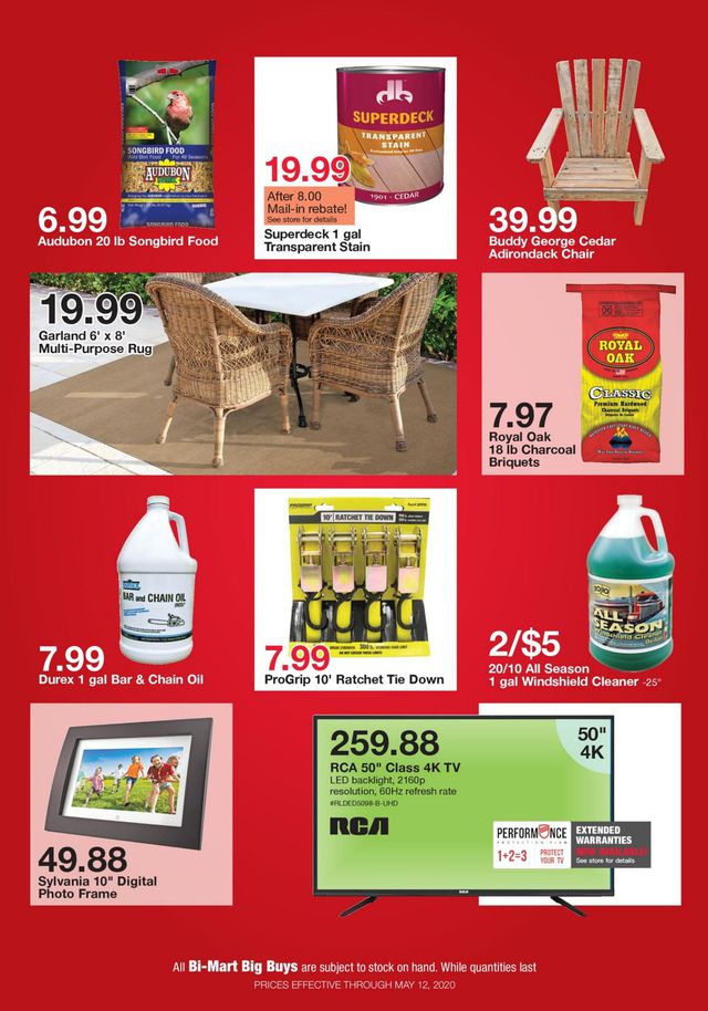 Bi-Mart Ad from 04/29/2020