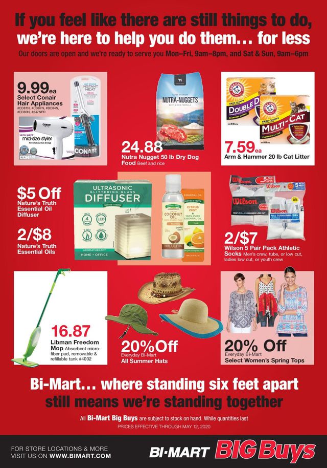 Bi-Mart Ad from 04/29/2020