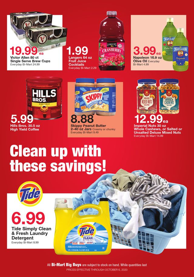 Bi-Mart Ad from 09/23/2020