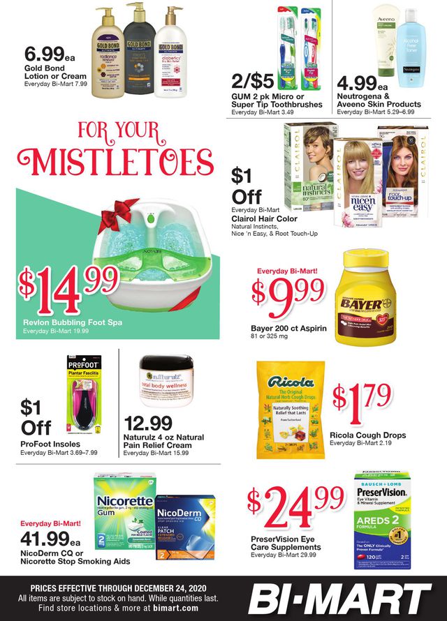 Bi-Mart Ad from 12/09/2020