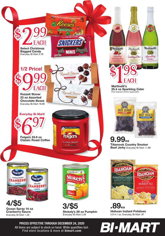 Bi-Mart Ad from 12/16/2020
