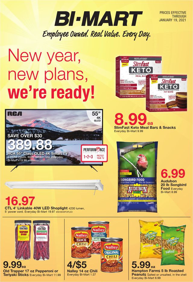 Bi-Mart Ad from 01/05/2021