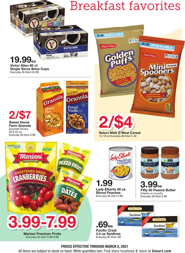 Bi-Mart Ad from 02/17/2021