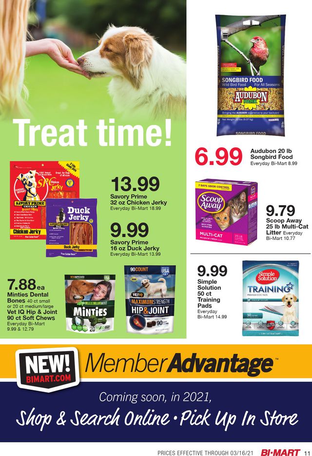 Bi-Mart Ad from 03/02/2021