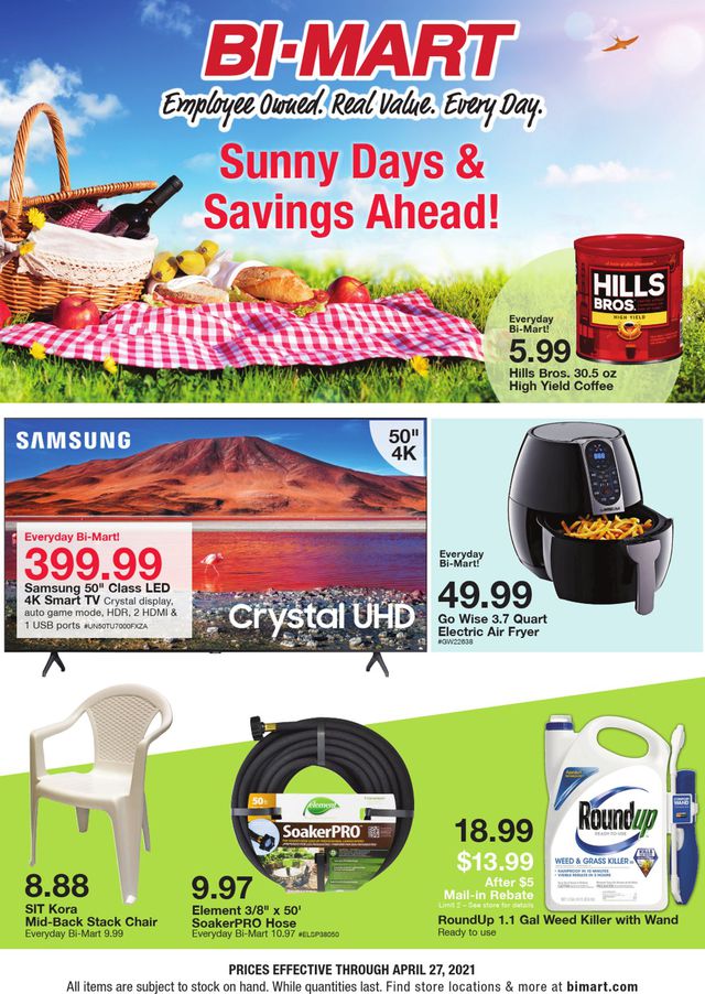 Bi-Mart Ad from 04/21/2021