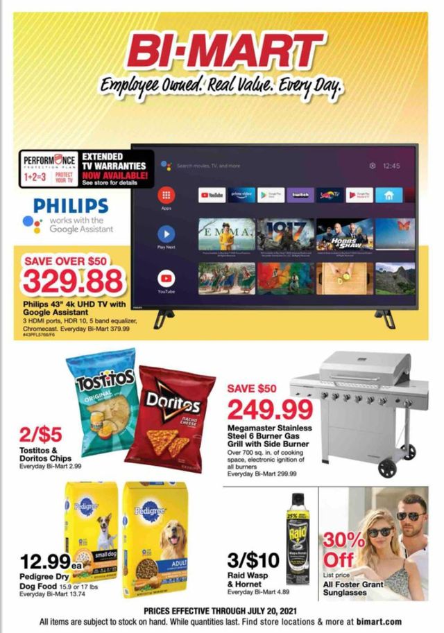 Bi-Mart Ad from 07/12/2021