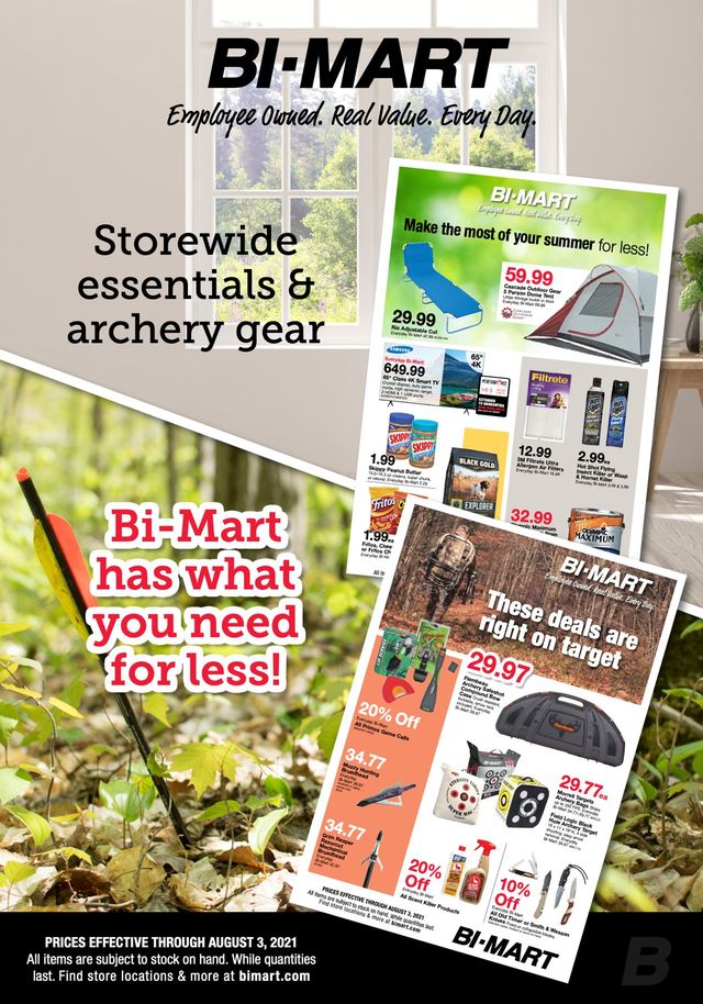 Bi-Mart Ad from 07/21/2021