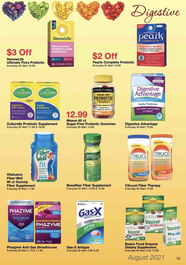 Bi-Mart Ad from 08/01/2021