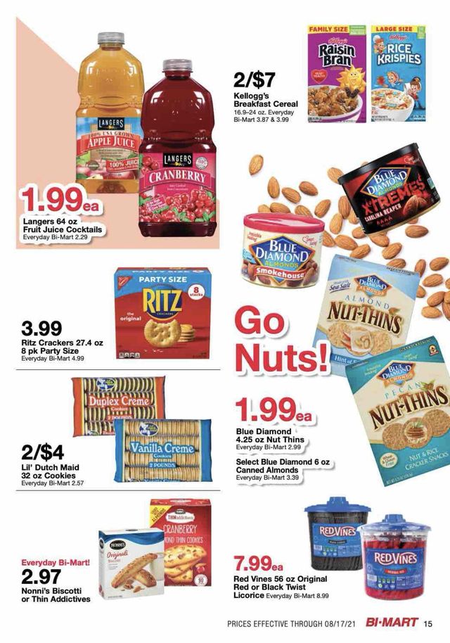 Bi-Mart Ad from 08/03/2021