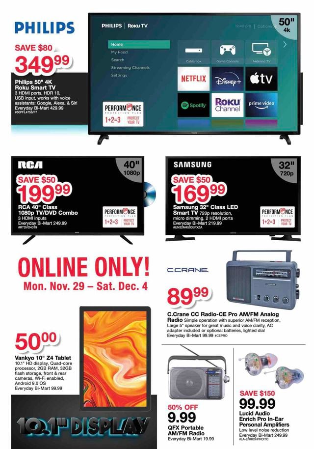 Bi-Mart Ad from 11/29/2021
