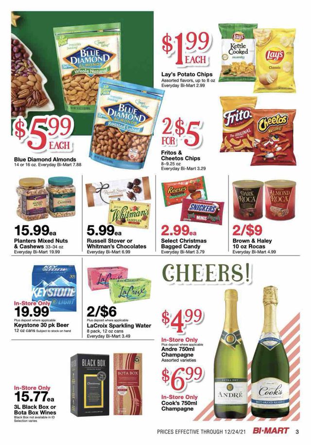 Bi-Mart Ad from 12/14/2021