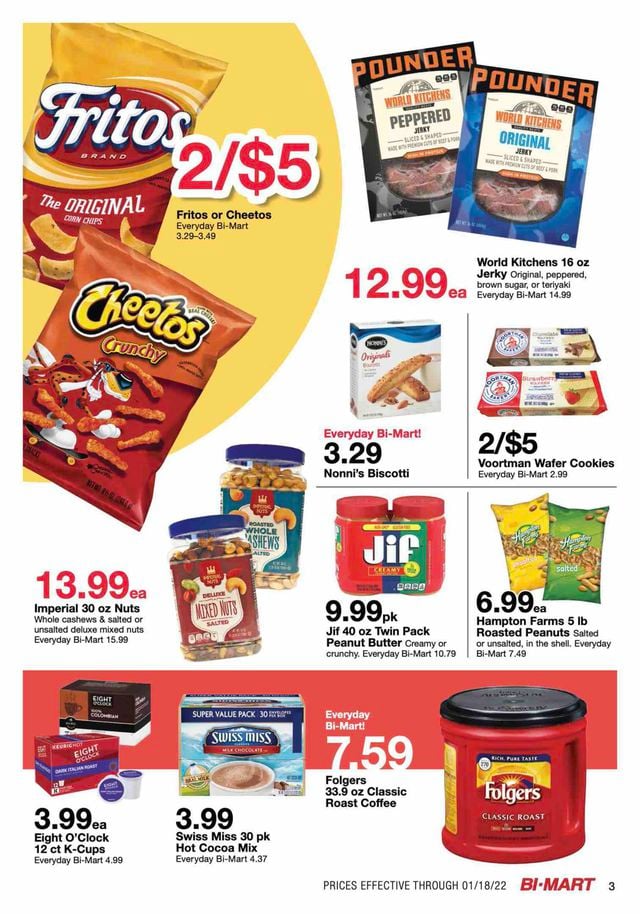 Bi-Mart Ad from 01/04/2022