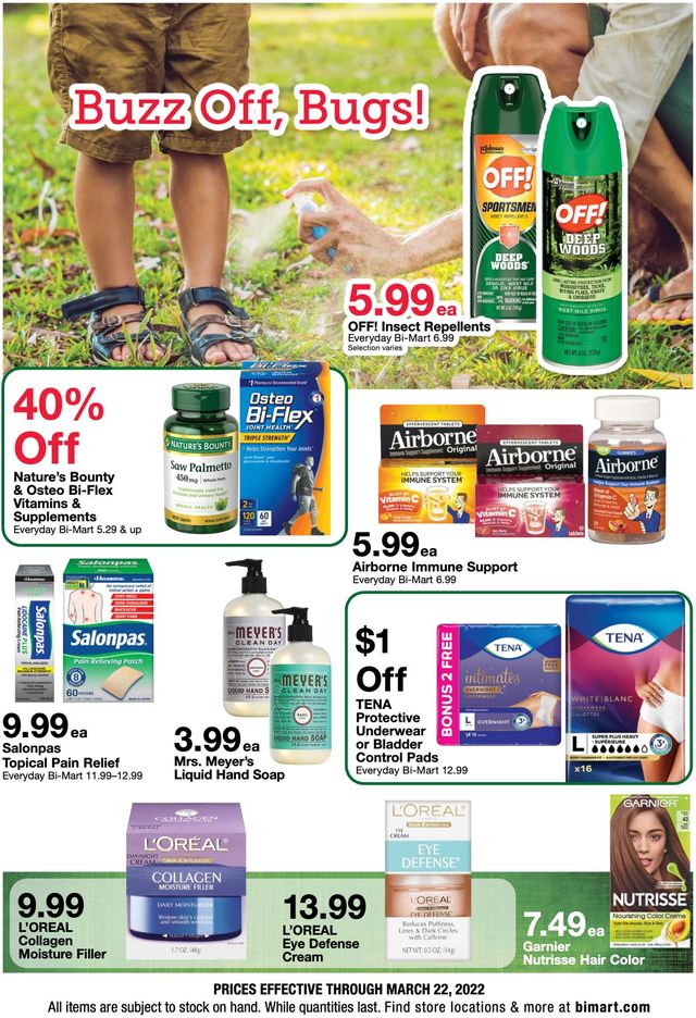 Bi-Mart Ad from 03/16/2022
