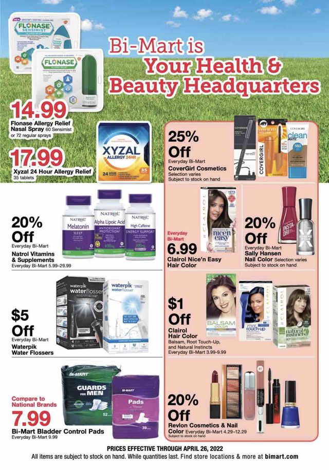 Bi-Mart Ad from 04/13/2022
