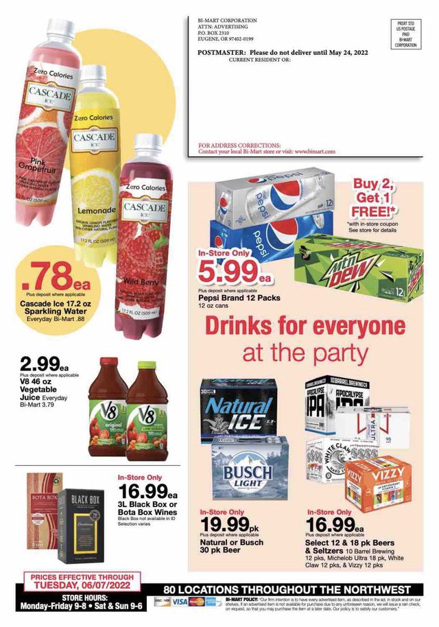Bi-Mart Ad from 05/24/2022