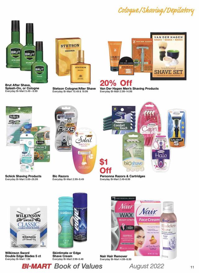 Bi-Mart Ad from 08/01/2022