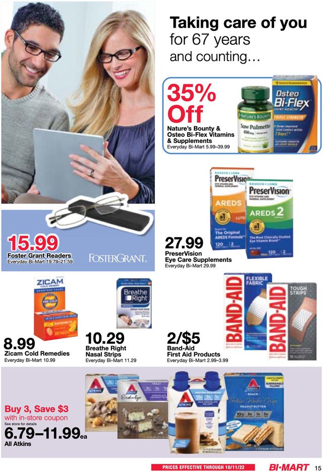 Bi-Mart Ad from 09/27/2022