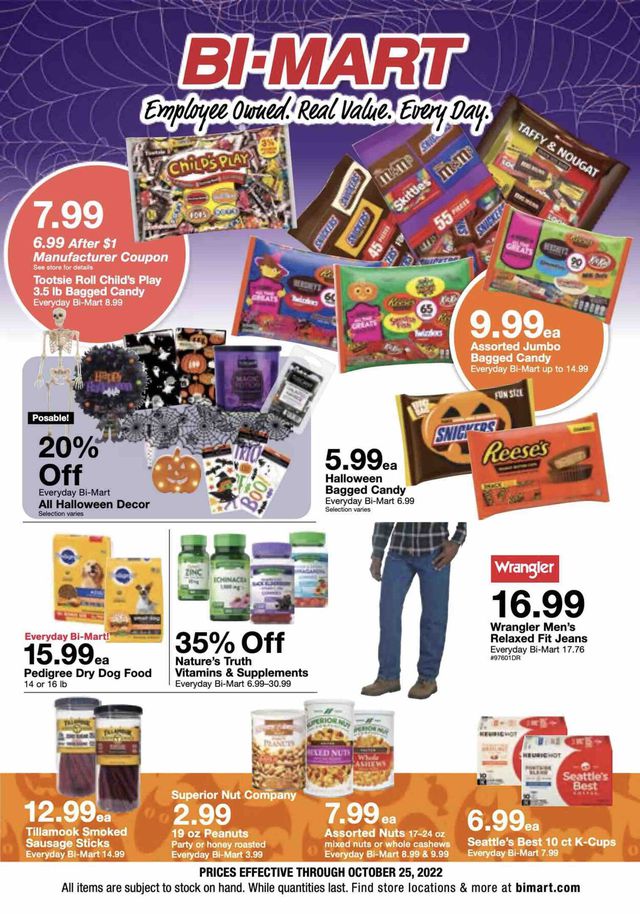 Bi-Mart Ad from 10/12/2022