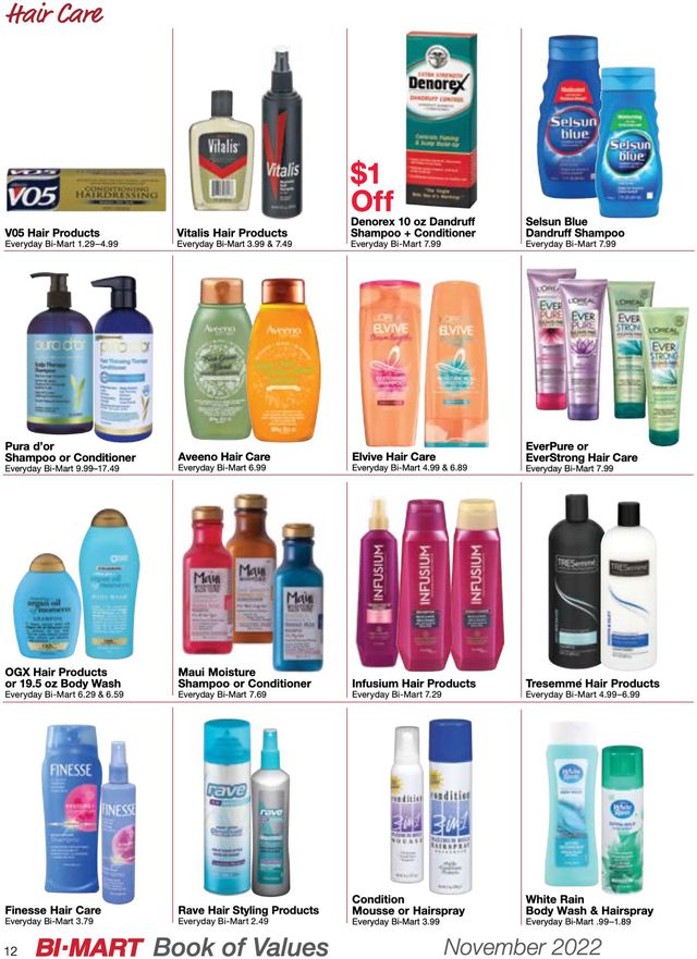 Bi-Mart Ad from 11/01/2022