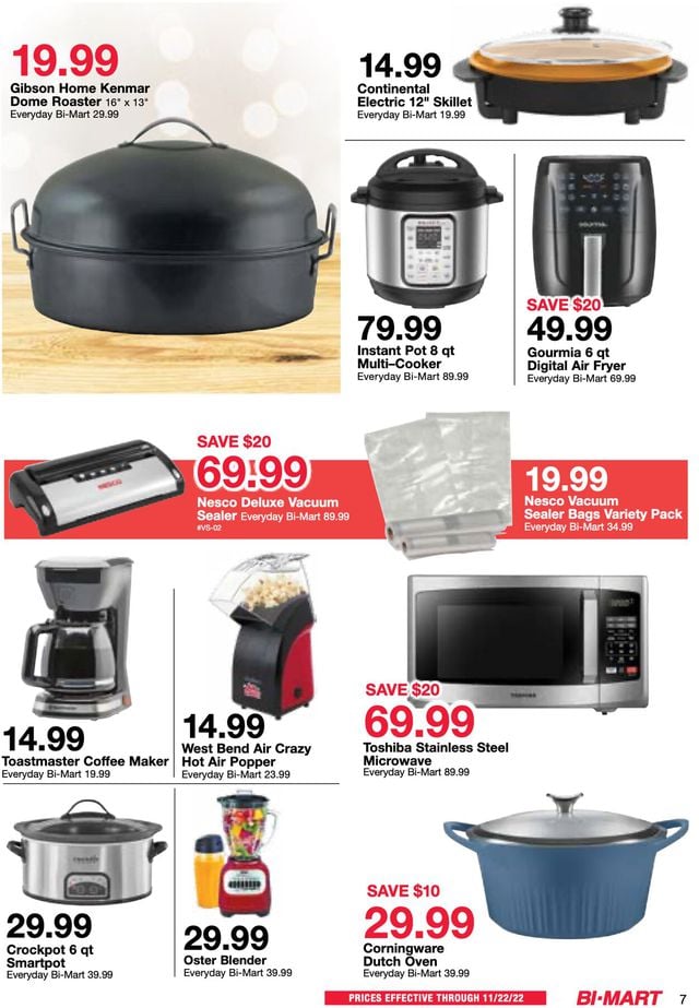 Bi-Mart Ad from 11/08/2022