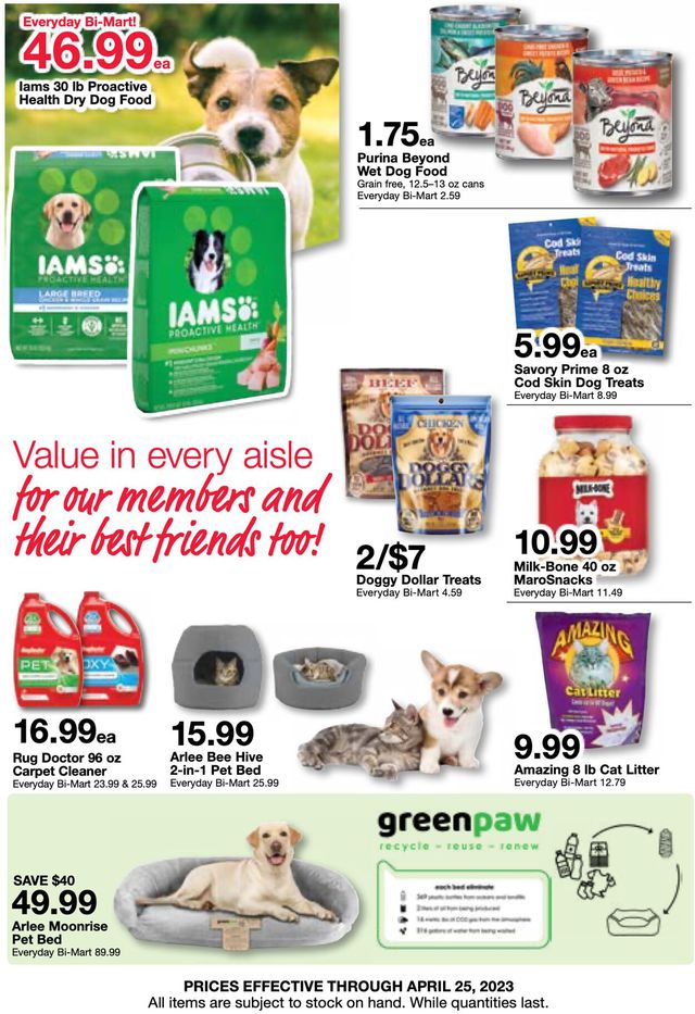 Bi-Mart Ad from 04/12/2023