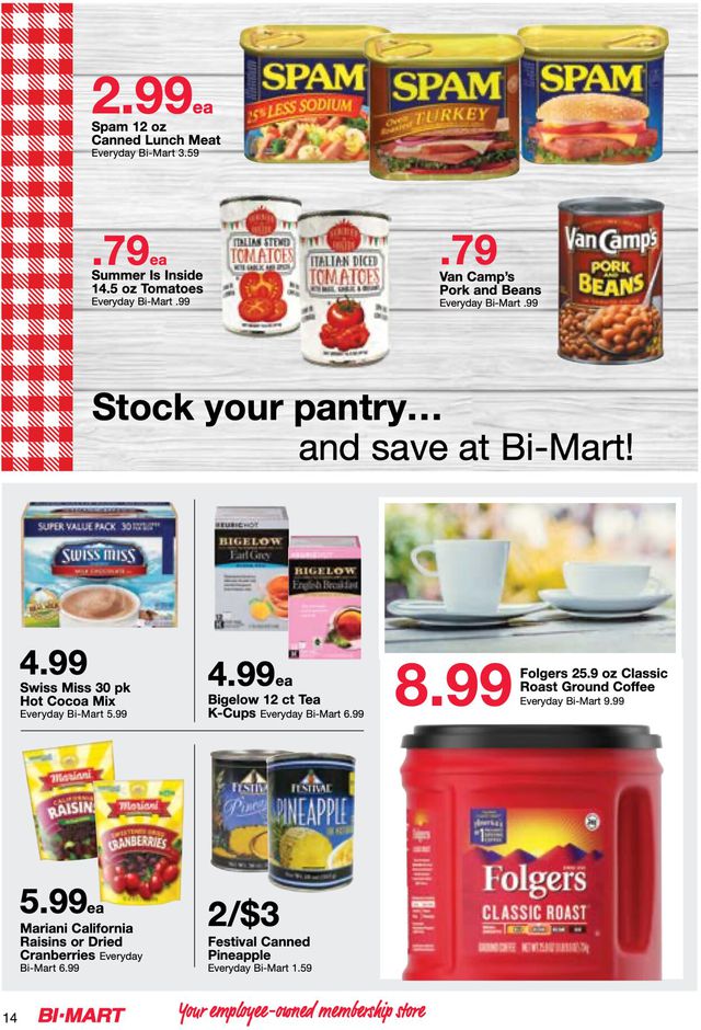 Bi-Mart Ad from 05/09/2023