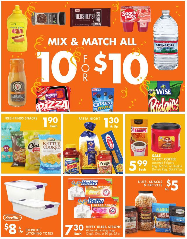 Big Lots Ad from 10/10/2019