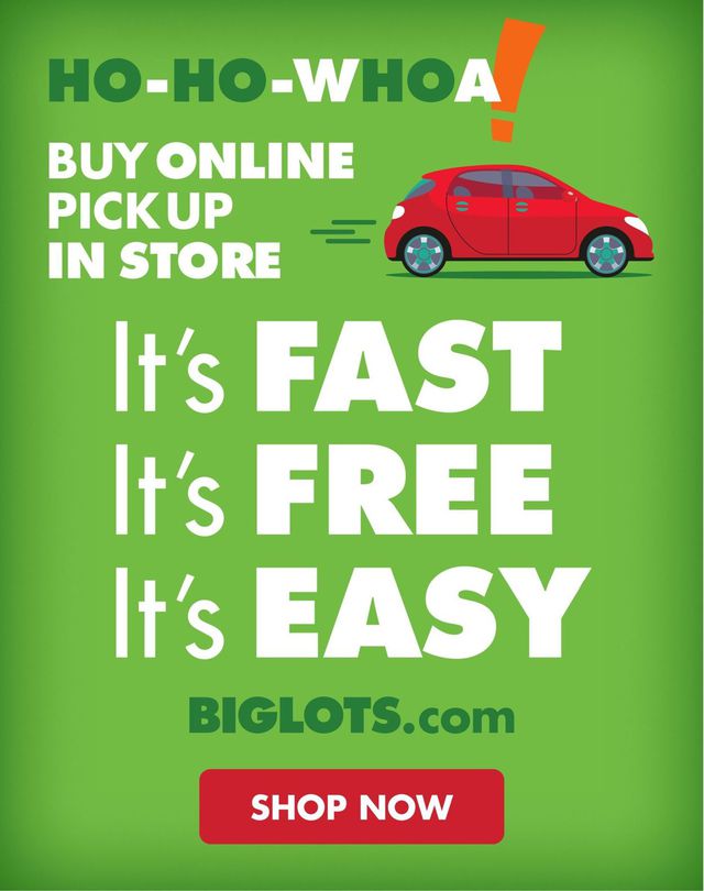 Big Lots Ad from 11/16/2019